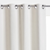 Штора Затемняющая с люверсами из хлопка Scenario 180 x 135 см белый LA REDOUTE INTERIEURS  фото, kupilegko.ru